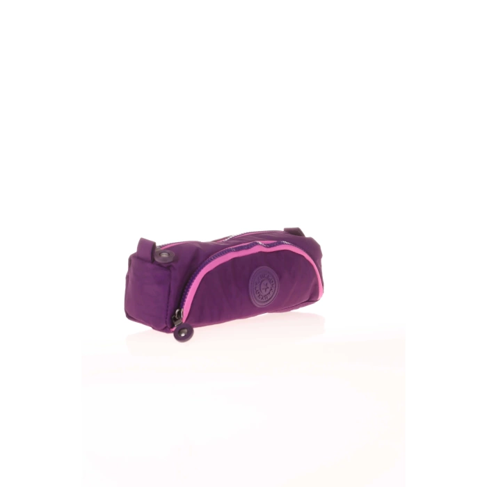 KAUKKO CRAZY ÇİFT BÖLMELİ KALEM ÇANTASI (PURPLE)  K2520