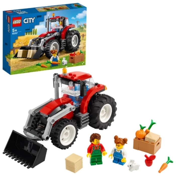LEGO City Traktör 60287 Yapım Seti; Çocuklar için Harika bir Oyuncak (148 Parça)