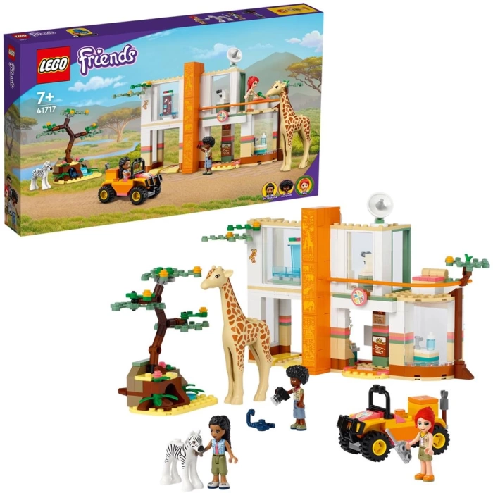 LEGO Friends Mia’nın Vahşi Hayvan Kurtarma Merkezi 41717 Yapım Seti (430 Parça)