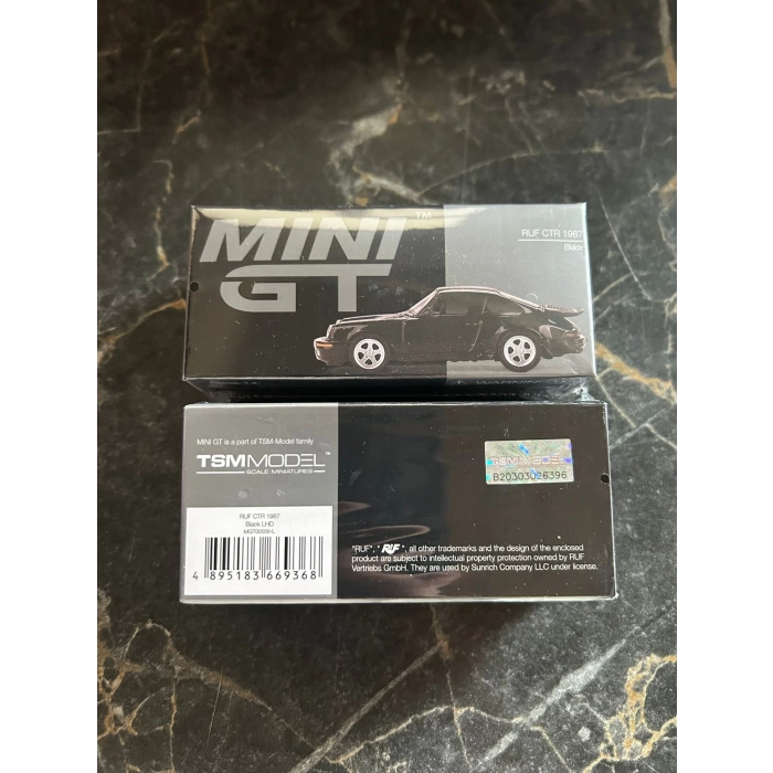  Mini GT 1/64 RUF CTR 1987 Black