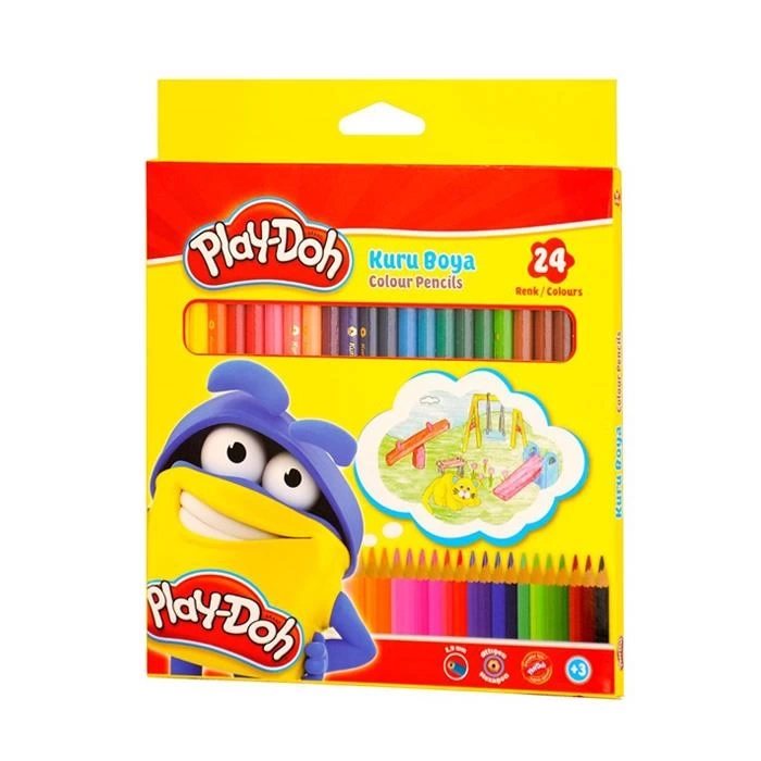 Play-Doh 24 Renk Kuru Boya