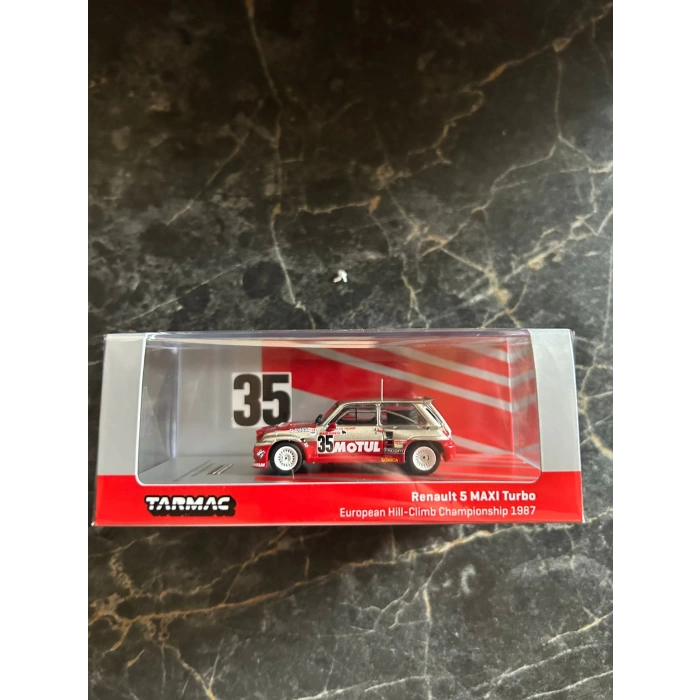 Tarmac Works 1/64 Renault 5 MAXI Turbo European Hill-Climb Championship 1987 Giovanni Rossi #35