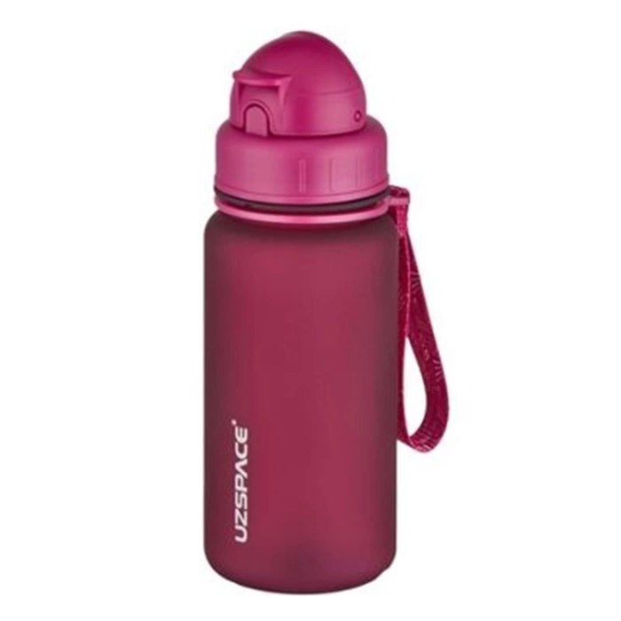 UZSPACE  3024-2  TRITAN / PİPETLİ  KIRMIZI  400 ML