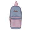 Kaukko Shine Junior Bag Simli Gri Kalem Çantası K2282