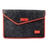 Minbag Aba Keçe Kırmızı Siyah Laptop Çantası 539-02