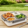 VAGONLİFE 1200 ML 4 BÖLMELİ PASLANMAZ ÇELİK LUNCH BOX XC-7080