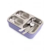 VAGONLİFE 620 ML 3 BÖLMELİ PASLANAMZ ÇELİK LUNCHBOX XC-7097