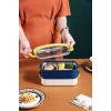 VAGONLİFE 1400 ML 3 BÖLMELİ PASLANMAZ ÇELİK LUNCHBOX XC-462-
