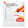 NOKİ POŞET DOSYA CRİSTAL MAVİ ŞERİTLİ 100LÜ KUTULU