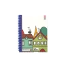 THİNKBOOK HOUSES sipiralli, renkli baskı. 120sy, 1. hamur, çizgili 10,5x14,8 (A6)