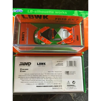 1:64 LBWK RX7 (FD3S) LB-SUPER SILHOUETTE