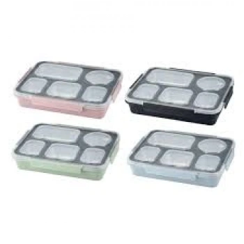 VAGONLİFE 1600ML 5 BÖLMELİ PASLANMAZ ÇELİK LUNCHBOX BL50122 -