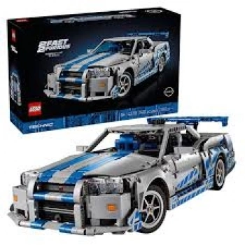 LEGO® Technic™ Daha Hızlı Daha Öfkeli Nissan Skyline GT-R (R34) Araba Modeli Seti 42210