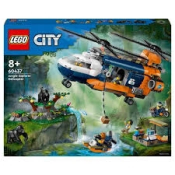 Lego JUNGLE E HELİCOPTER AT BASE CAMP LSC60437