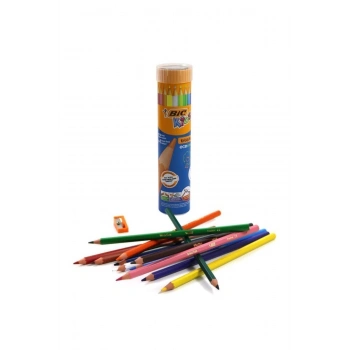 BİC EVOLUTION KURU BOYA KALEMİ 12+1Lİ METAL TÜP