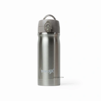 ÇELİK İÇLİ MATARA 350ML METALİK GRİ