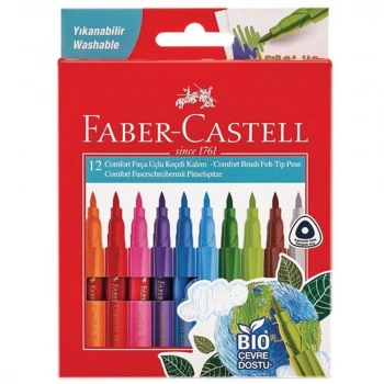 Faber Comfort Keçeli Kalem Pastel Renkler, 10’lu