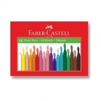 Faber Karton Kutu Pastel Boya, 18 Renk
