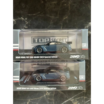 Inno 1/64 Nissan GT-R (R35) Nismo 2024 Tuned by TOP SECRET Hong Kong Toy Car Salon Special Edition