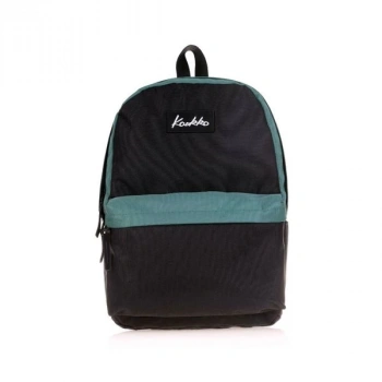 K1412 KAUKKO BASIC COLORS SIRT ÇANTASI (SİYAH-PETROL