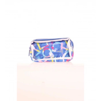 KAUKKO TRANSPARENT SPRING KALEM ÇANTASI (BLUE FLOW