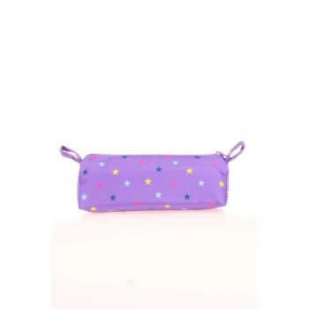 KAUKKO TRIANGLE PUNCH KALEM ÇANTASI (PURPLE)