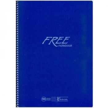 KeskinColor  A4 100 Yp.Kareli PP Kapak Free Defter