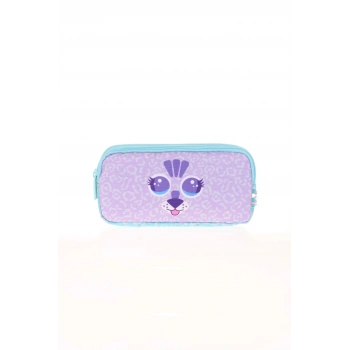 KIDS&LOVE 3 BÖLMELİ KALEM ÇANTASI (CUTE FACE TIGER  L8119