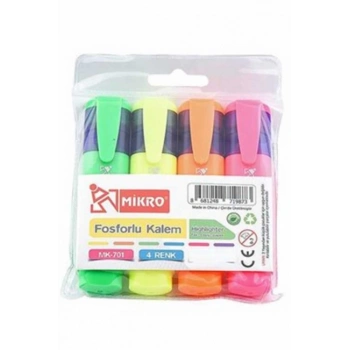 MIKRO MK 701-4 LÜ FOSFORLU KALEM