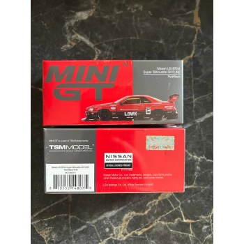 Mini GT 1/64 Nissan LB-ER34 Super Silhouette SKYLINE Red/Black