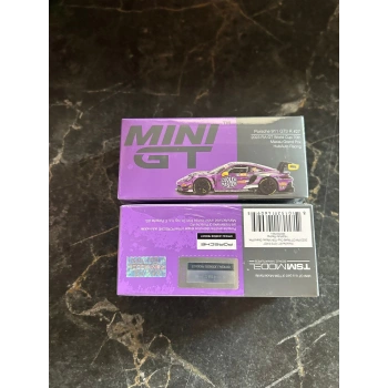 Mini GT 1/64 Porsche 911 GT3 R #27 HubAuto Racing 2023 FIA GT World Cup 70th Macau Grand Prix