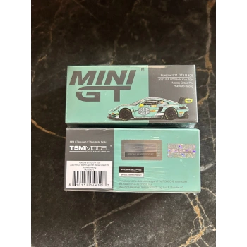 Mini GT 1/64 Porsche 911 GT3 R HubAuto Racing 2023 FIA GT World Cup 70th Macau Grand Prix
