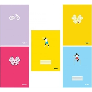 Mopak A5 80/1 Çizgili Laklı Defter