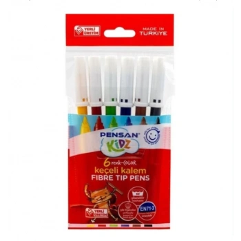 PENSAN KİDZ KEÇELİ BOYA KALEMİ 6 RENK