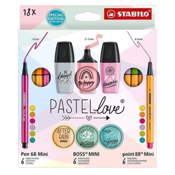 STABILO Pastellove Mini Set 18li YENİ77/5-8