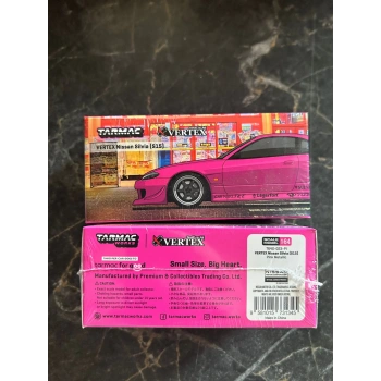 Tarmac Works 1/64 VERTEX Nissan Silvia S15 Pink Metallic