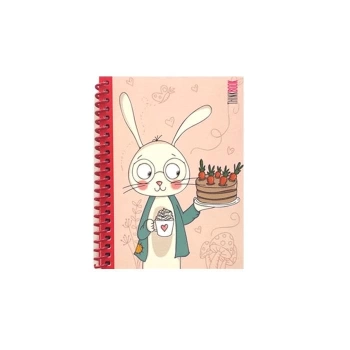 THİNKBOOK HAPPY BIRTHDAY sipiralli, renkli baskı. 120sy,  1. hamur, kareli 10,5x14,8 (A6)