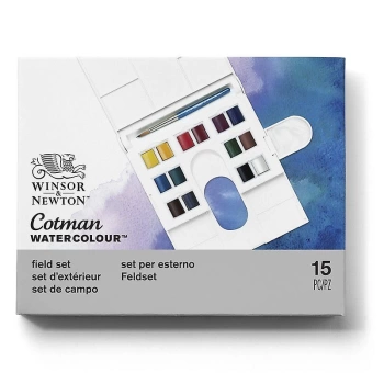 W&N COTMAN S.B. KOMPAKT SET 14* YARIM TABLET