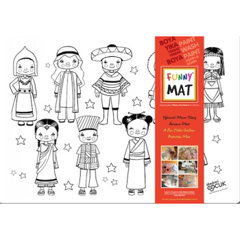 Akademi Çocuk-Funny Mat - Dünya Çocukları