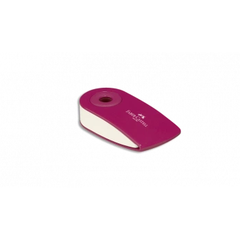 Faber Sleeve Mini Kırmızı/Mavi Silgi,