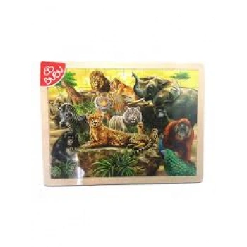 BUBU- AP0089 BU-BU AHŞAP PUZZLE ORMAN DİYARI