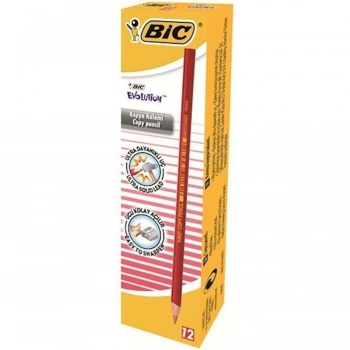 BİC EVO KIRMIZI KALEM 12LI KT