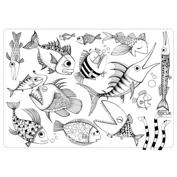 Akademi Çocuk-Funny Mat - Balık Sürüsü