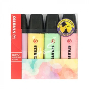 STABILO BOSS ORIGINAL Pastel 4lü Paket