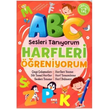 Sesleri Tanıyorum Harfleri Öğreniyorum 5-6 Yaş Ema Çocuk