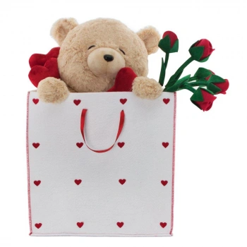 FLUFFY ÇANTADA AYI 55 CM