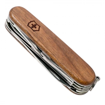 Victorinox 1.3711.63 Huntsman Wood Çakı 91MM CEVİZ AĞACI YÜZEYLİ
