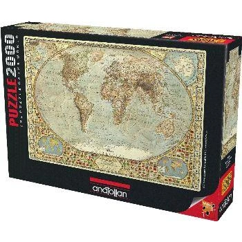 ANATOLİAN DÜNYA HARİTASI / WORLD MAP PUZZLE 3935