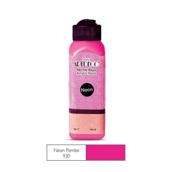 Artdeco Neon Akrilik Boya 140ml Neon Pembe 930
