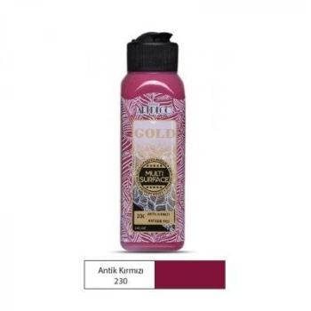 Artdeco Gold Multi-Surface Akrilik Boya 140ml Antik Kırmızı 230